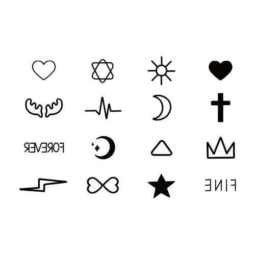 LIEJI Mengtu Космос Травяной Водонепроницаемый Временные татуировки