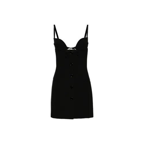 Nensi Dojaka Slip Платье Женское Черное