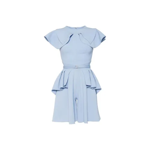 Saiid Kobeisy SS24 Комбинезон Женский Светло-Синий