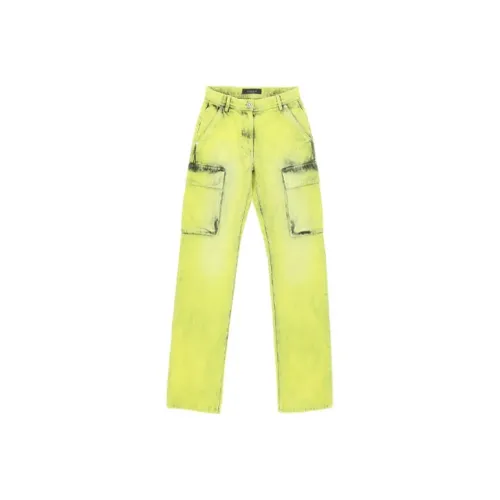 VERSACE Желтые Женские Джинсы