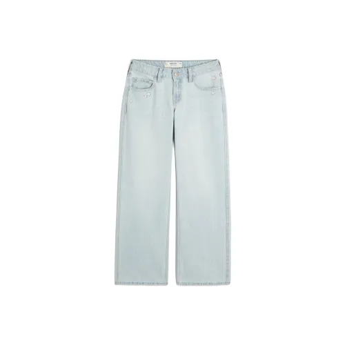 Hollister Джинсы Женские Светло-Синий