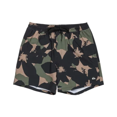 Quiksilver Зеленые Мужские Плавательные Шорты