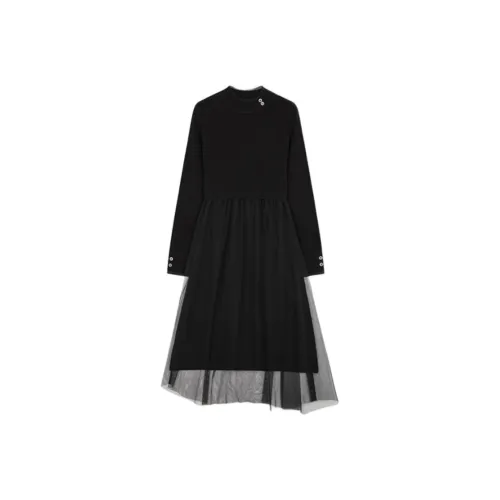 XWI Black Женские Длинные Рукава Платья
