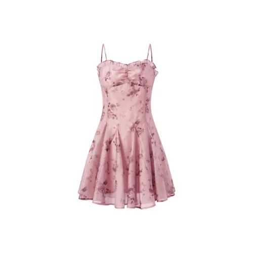 LEDIN Красный Принт Женские Слиплатья