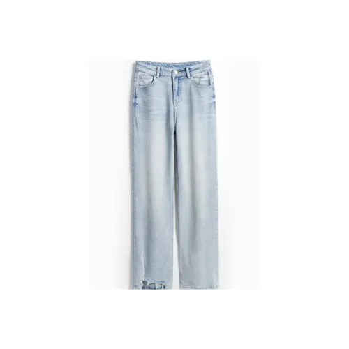 RANYUCHUN Светло-синие женские джинсы