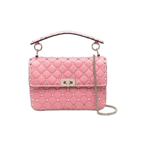 Valentino ROCKSTUD SPIKE Lambskin Сумка через плечо Сумка Женская Розовая