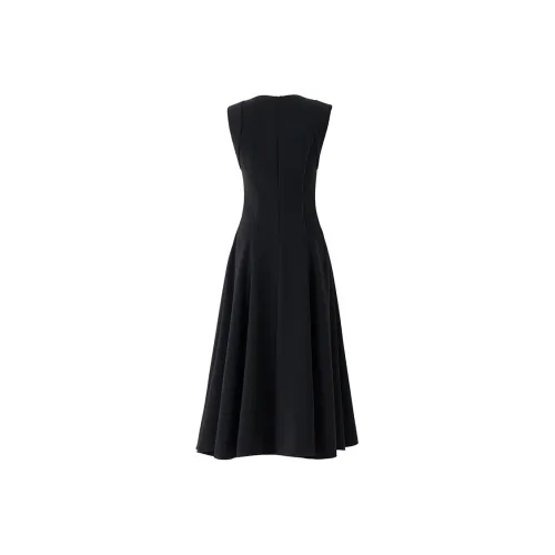 SOON FLOWER Без рукавов Платье Женское Черное