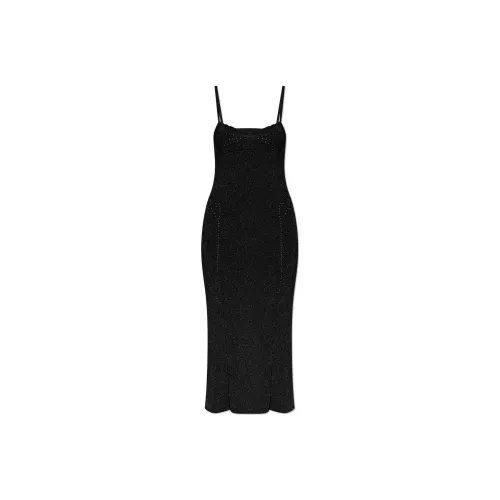 Jacquemus Slip Платье Женское Черное