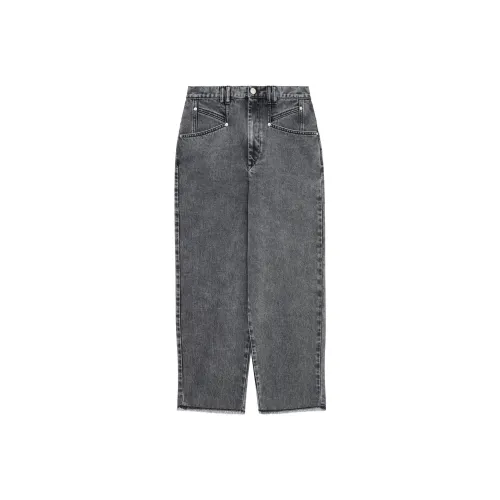 ISABEL MARANT Мытый серый Женские джинсы