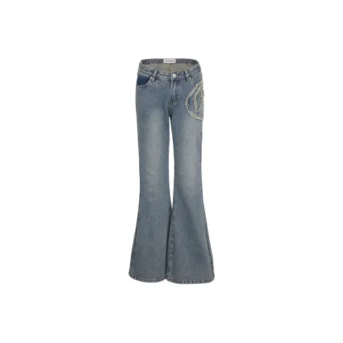 Ann Andelman Синие Женские Джинсы