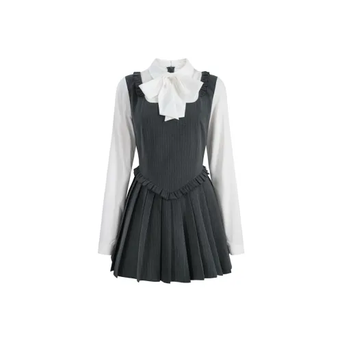 UNIFREE Длинное платье с длинными рукавами женское