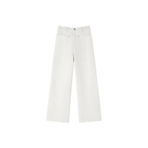 SHIRAN Джинсы Женские Moon Белый