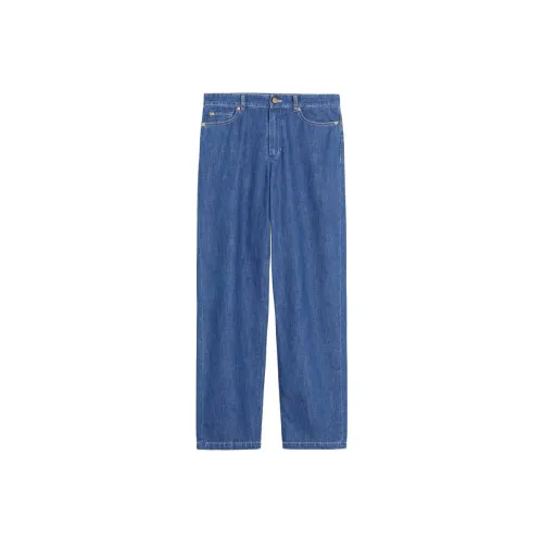 'S MAX MARA Синие Женские Джинсы