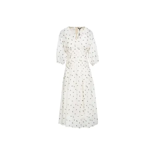 MeetMetro Короткий рукав Платье Женское с принтом