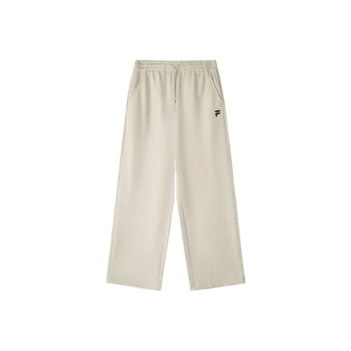 FILA FUSION FOB Series FW24 Вязаные тренировочные штаны женские Lotus Бобовый Серый