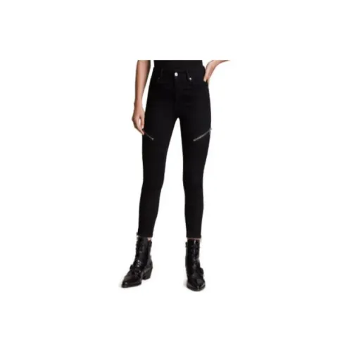 ALLSAINTS Черные Женские Джинсы