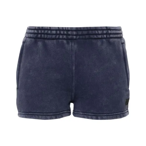 Alexander Wang SS24 Повседневные шорты Женские Индиго