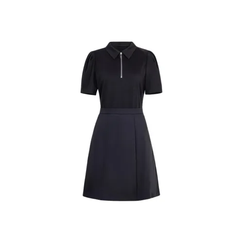 XG Black Женские Короткие Платья с Рукавами