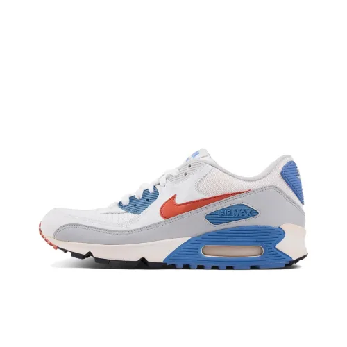 Nike Air Max 90 Амортизация Износостойкий Низкий Топ Повседневные Беговые Кроссовки Женские Белые