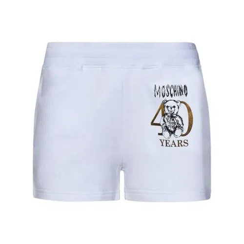 MOSCHINO Белые Женские Повседневные Шорты