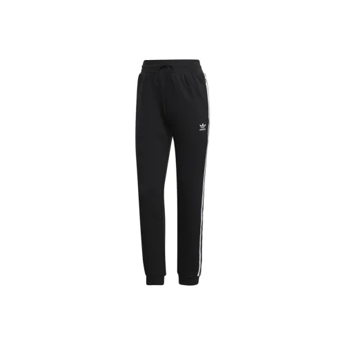 Adidas Originals Вязаные Спортивные Штаны Женские Черные