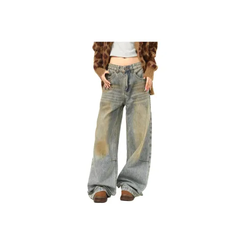 NHZN Синие Женские Джинсы