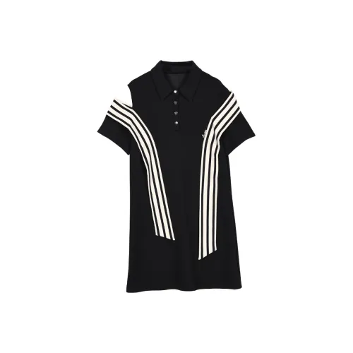 TOUCH Короткий рукав Платье Женское Черное