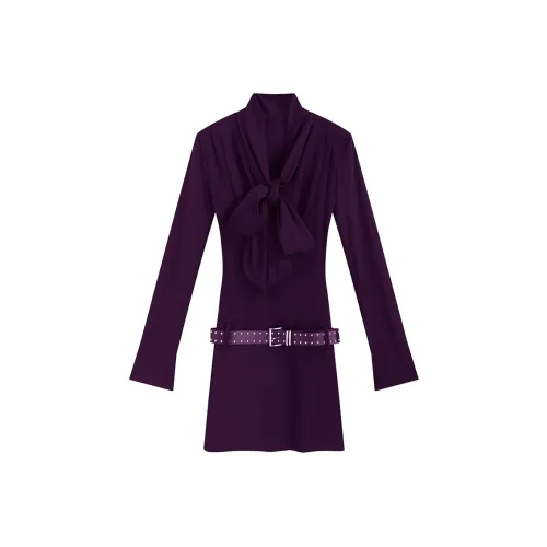 PZGE Длинное платье с длинным рукавом женское