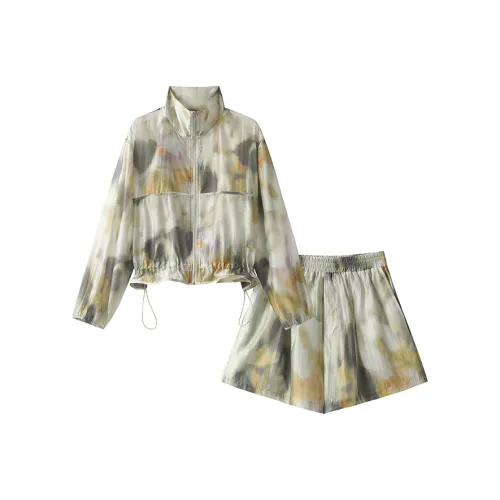 ST SAT Повседневный костюм женский желтый зеленый