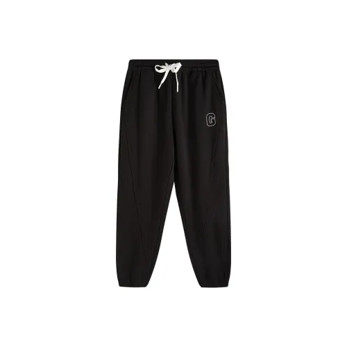 FUN x Garfield Вязаные Спортивные Штаны Женские Черные