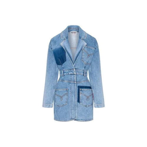 MOSCHINO Blue Женские Длинные Платья с Рукавами