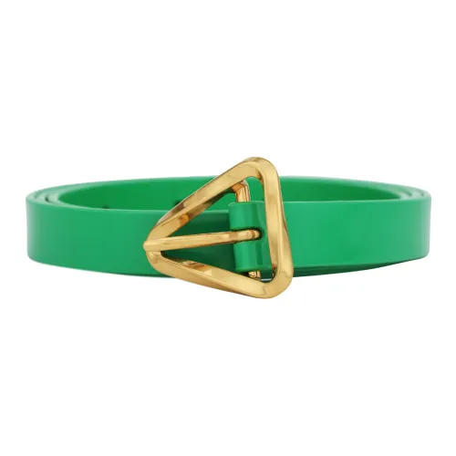 Bottega Veneta Кожаные ремни Женские Зеленый Ширина 1,5 см
