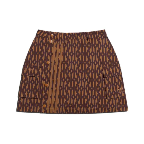 Adidas Originals x IVY PARK Повседневные короткие юбки Женские Красный Коричневый