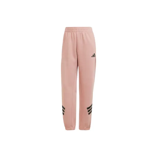 Adidas Future Icons3 Stripes Вязаные Тренировочные Штаны Женские Clay