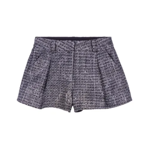 Maje Повседневные шорты Женские Серебряные