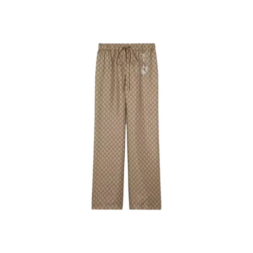 GUCCI FW25 Повседневные брюки Женские Бежевый Коричневый