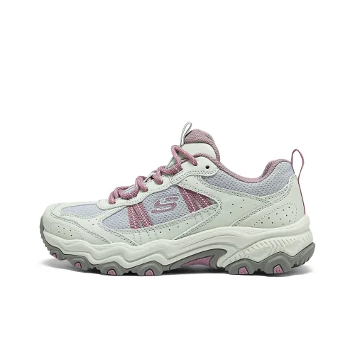 Skechers Stamina At Поддержка Сцепление Устойчивость к износу Дышащий Низкий Топ Походная обувь Женская Серый