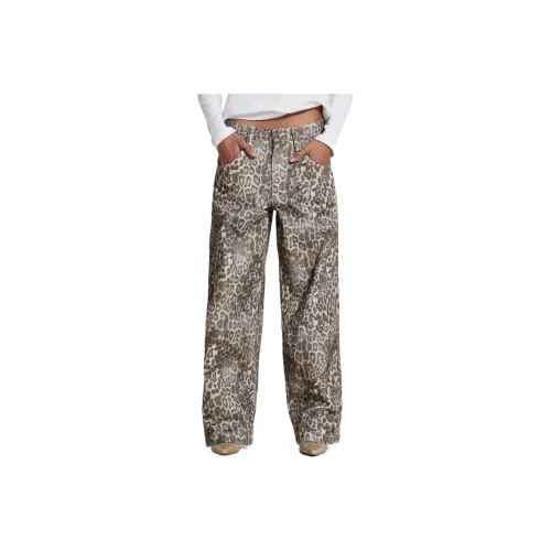 Jaded London Леопард Fade Colossus Джинсы Женские Леопардовый принт
