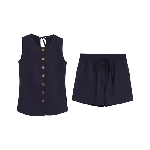 IDLE SOUL Повседневный костюм женский сапфирово-синий