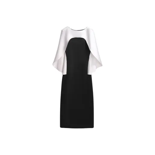 Silky Queen Короткий рукав Платье Женское Черное