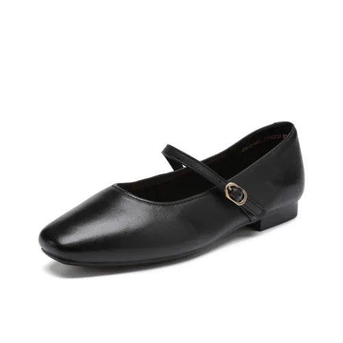 AOKANG Планшет Обувь Mary Jane Женская