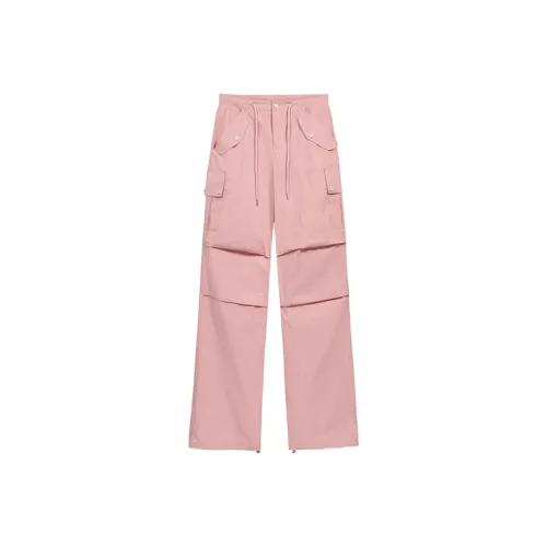 PASSCODIO Карго Брюки Женские Розовые
