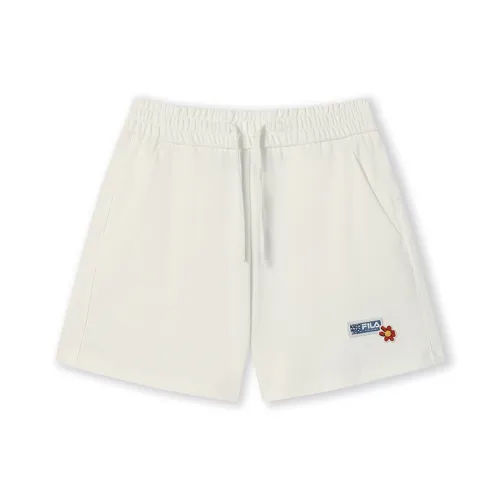 FILA ORIGINALE Облачный белый Женские Повседневные шорты