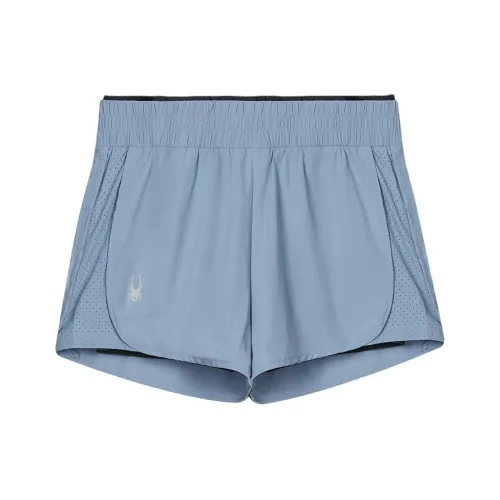 SPYDER Повседневные шорты Женские Stone Wash Синий