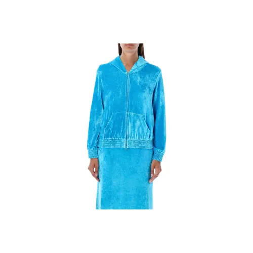 Balenciaga Свитшот Стандартный крой Женский Синий