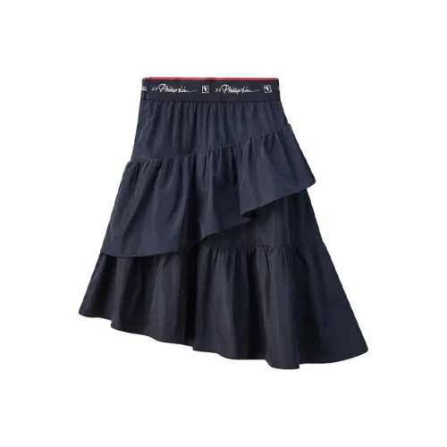 FILA 3,1 Phillip Lim collaboration collection Легендарный синий Женские Повседневные длинные юбки