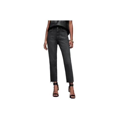 ALLSAINTS Промытый черный Женские Джинсы