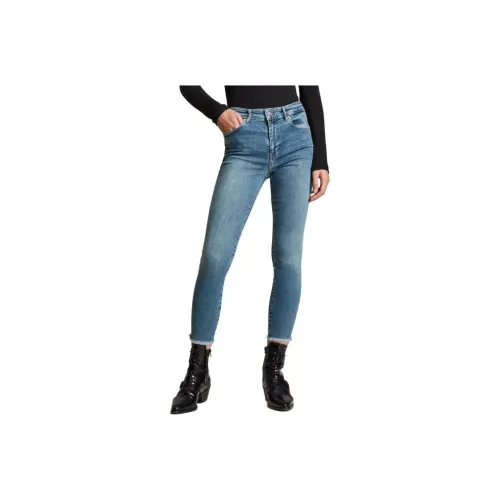 ALLSAINTS Светло-синие Женские Джинсы