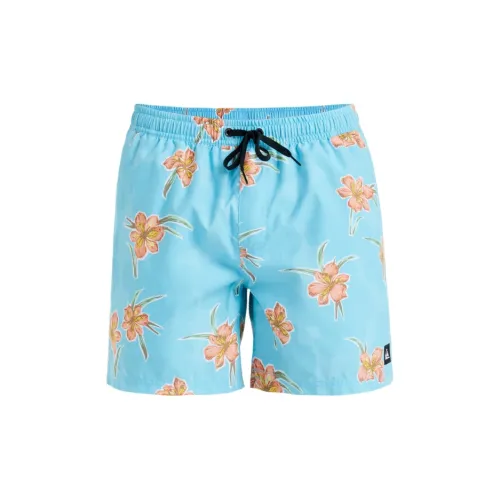 Quiksilver Мужские Плавательные Шорты Синего Цвета