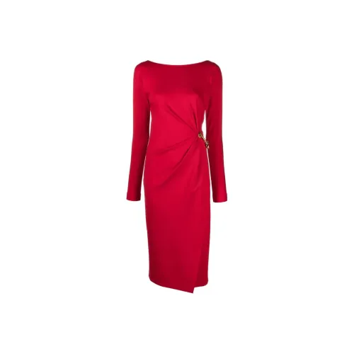 MOSCHINO Red Женские Длинные Платья с Рукавами
